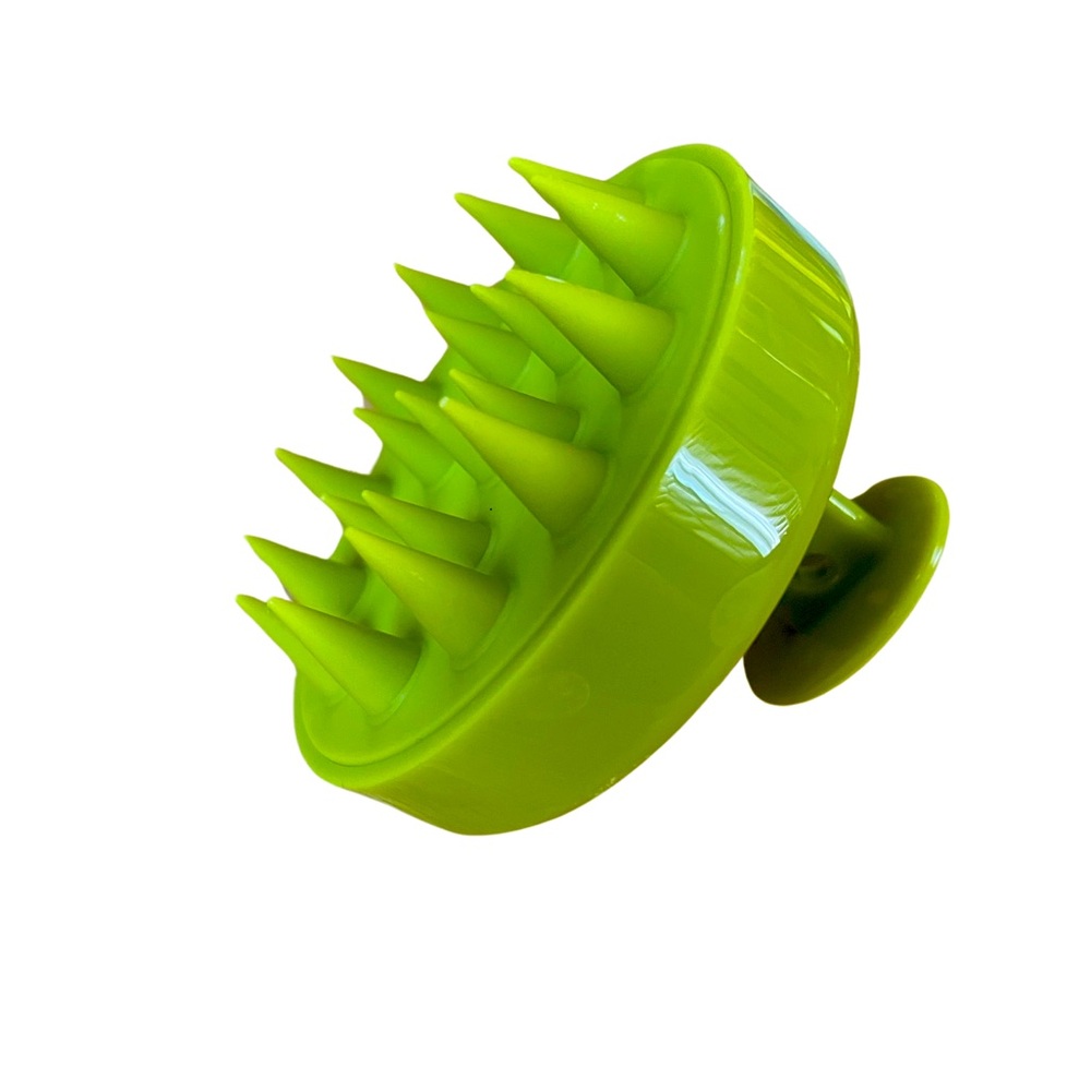 RHRI Rida Hair Research Institute green  Silicone Scalp Massager Scrubber clean